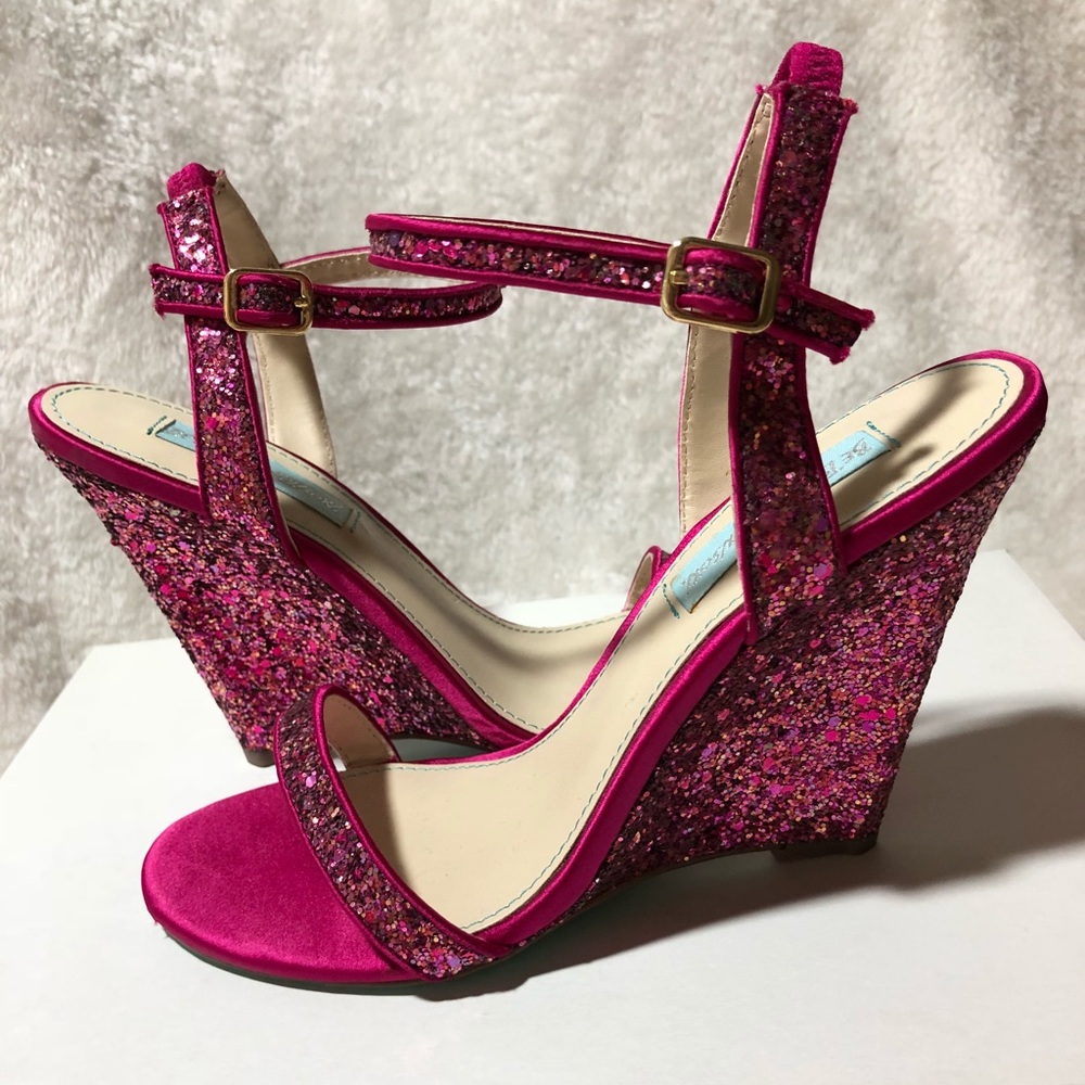 Betsy Johnson wedge heels